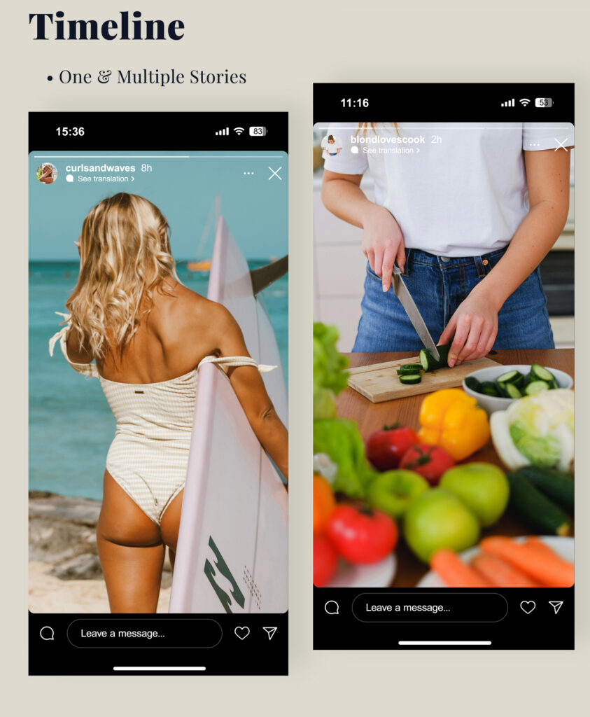 feature of instagram psd